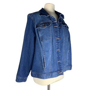 est ‘1846 Denim Jean Jacket Trucker Style with Pockets Size XL 18/20 Like New